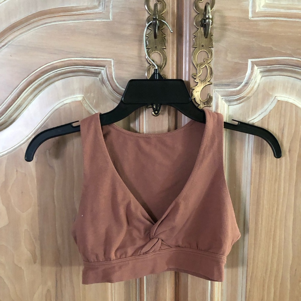 Aerie twisted front cop top